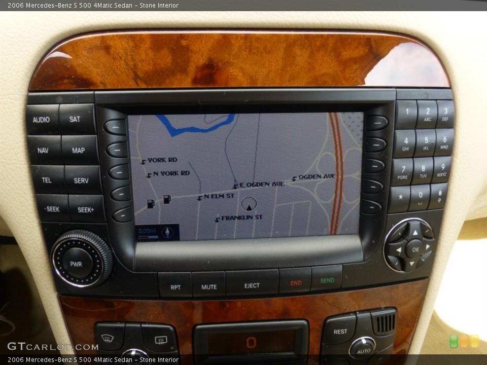 Stone Interior Controls for the 2006 Mercedes-Benz S 500 4Matic Sedan #91577543