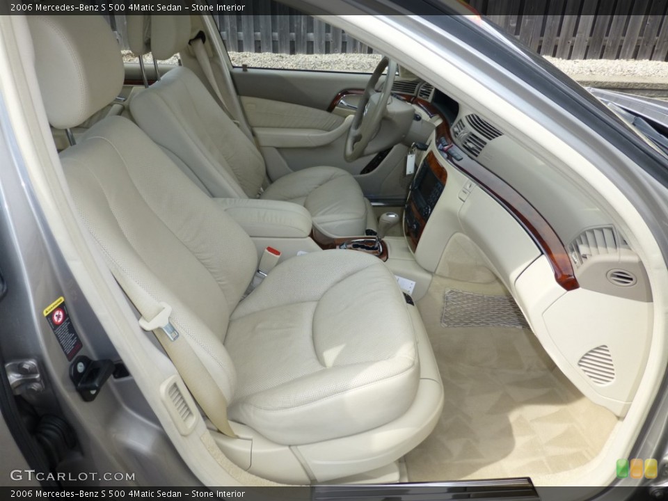 Stone Interior Front Seat for the 2006 Mercedes-Benz S 500 4Matic Sedan #91577696