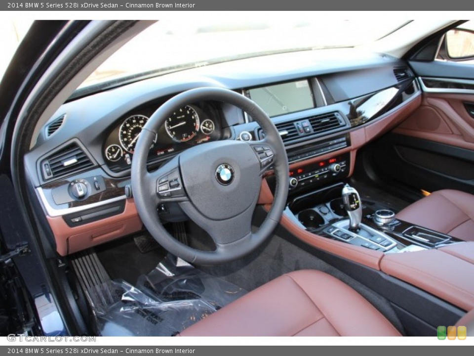 Cinnamon Brown Interior Photo for the 2014 BMW 5 Series 528i xDrive Sedan #91578947
