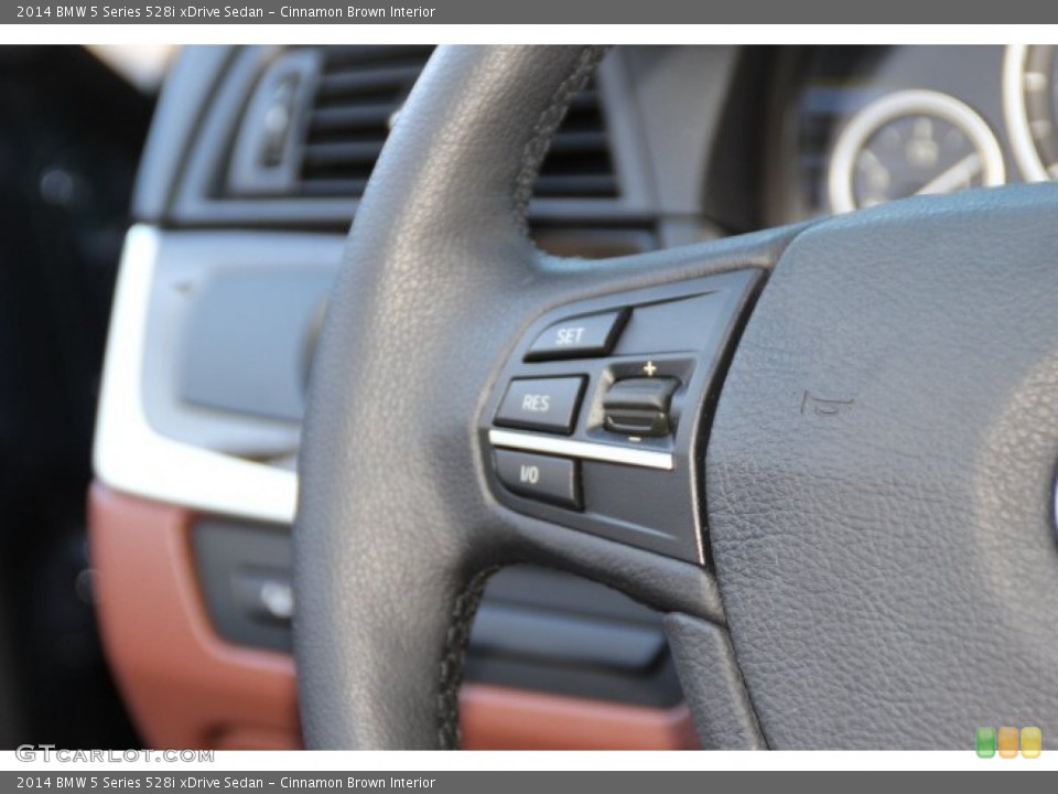 Cinnamon Brown Interior Controls for the 2014 BMW 5 Series 528i xDrive Sedan #91579064