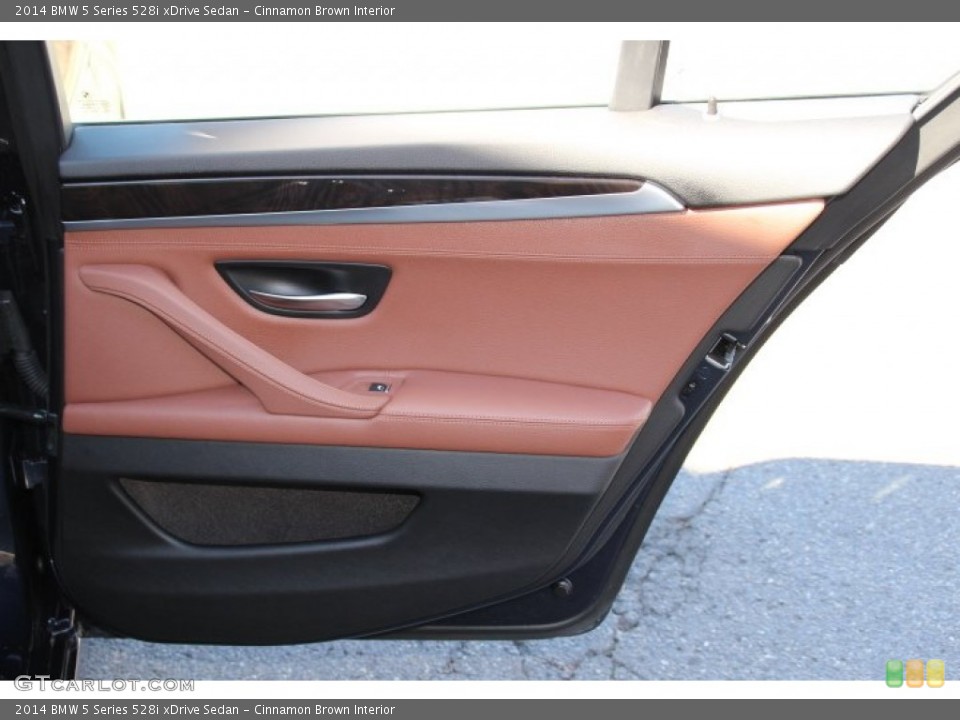 Cinnamon Brown Interior Door Panel for the 2014 BMW 5 Series 528i xDrive Sedan #91579160