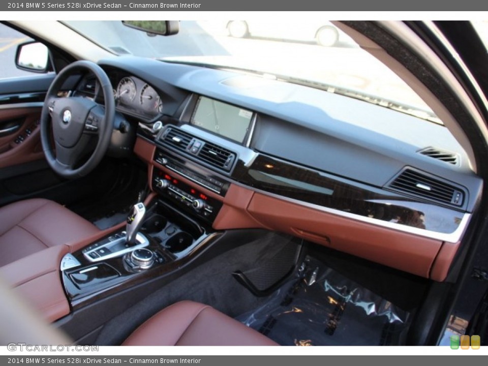 Cinnamon Brown Interior Dashboard for the 2014 BMW 5 Series 528i xDrive Sedan #91579209