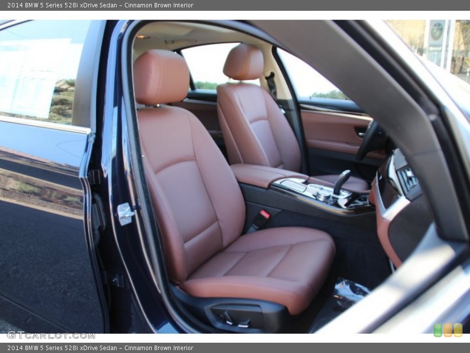 Cinnamon Brown Interior Front Seat for the 2014 BMW 5 Series 528i xDrive Sedan #91579241