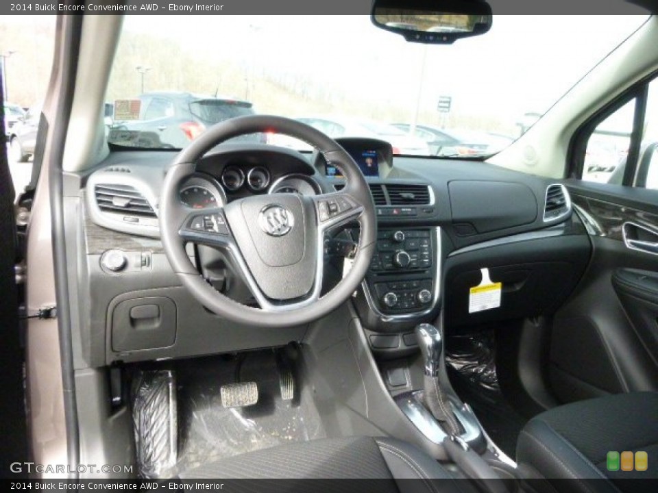 Ebony Interior Dashboard for the 2014 Buick Encore Convenience AWD #91579307