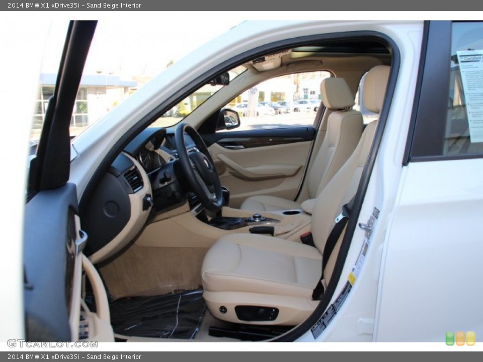 Sand Beige Interior Front Seat for the 2014 BMW X1 xDrive35i #91579508