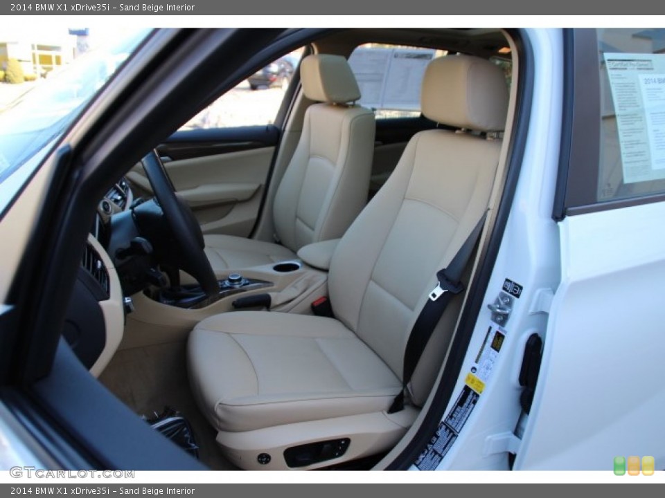 Sand Beige Interior Front Seat for the 2014 BMW X1 xDrive35i #91579523