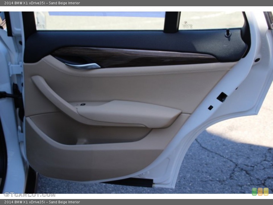 Sand Beige Interior Door Panel for the 2014 BMW X1 xDrive35i #91579712