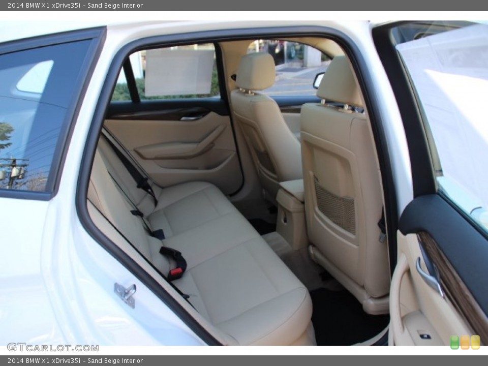 Sand Beige Interior Rear Seat for the 2014 BMW X1 xDrive35i #91579730