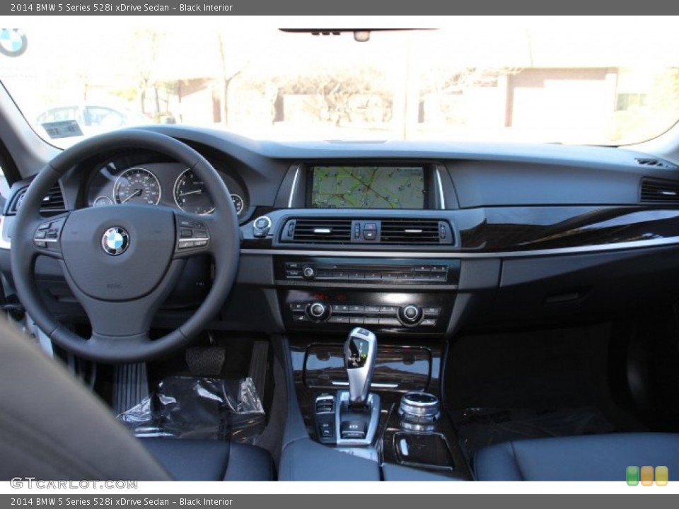 Black Interior Dashboard for the 2014 BMW 5 Series 528i xDrive Sedan #91581218