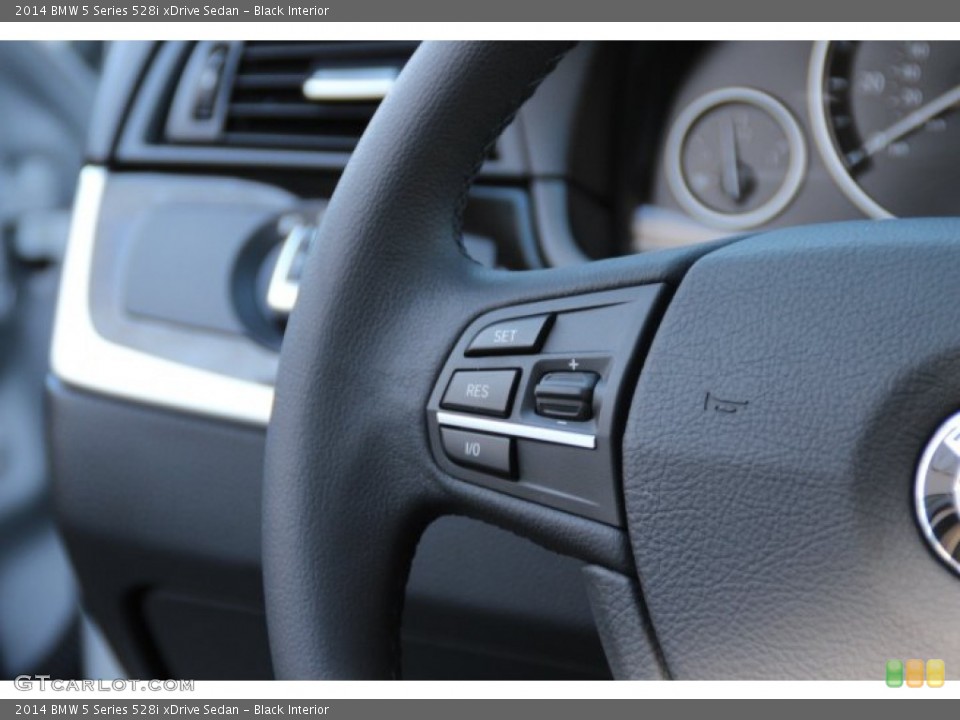 Black Interior Controls for the 2014 BMW 5 Series 528i xDrive Sedan #91581287