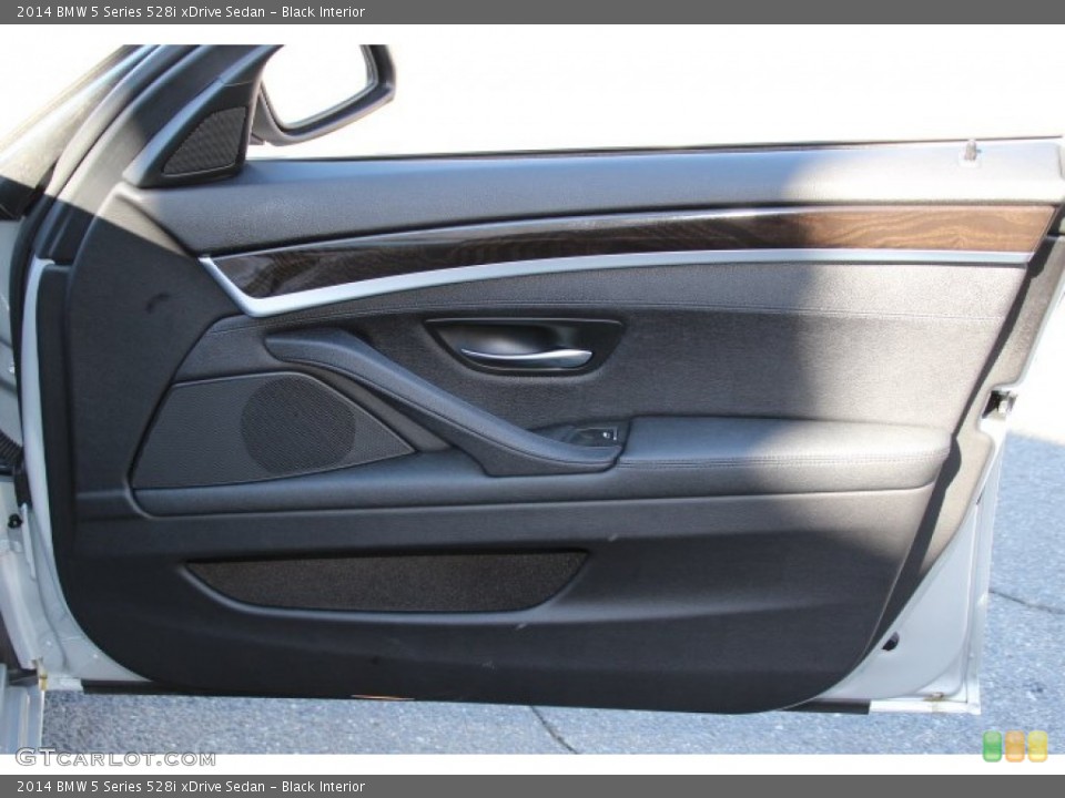 Black Interior Door Panel for the 2014 BMW 5 Series 528i xDrive Sedan #91581428
