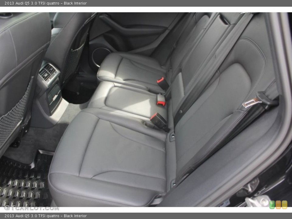 Black Interior Rear Seat for the 2013 Audi Q5 3.0 TFSI quattro #91585406