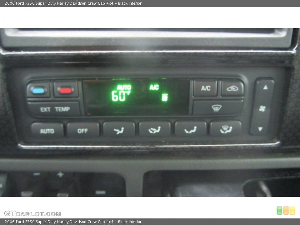 Black Interior Controls for the 2006 Ford F350 Super Duty Harley Davidson Crew Cab 4x4 #91589498