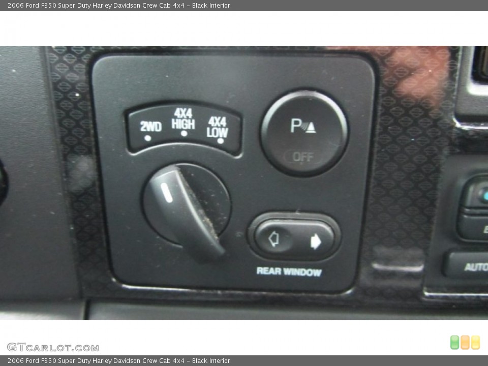 Black Interior Controls for the 2006 Ford F350 Super Duty Harley Davidson Crew Cab 4x4 #91589519
