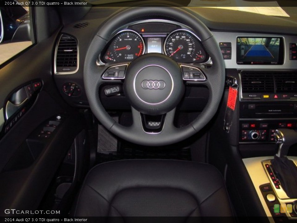 Black Interior Steering Wheel for the 2014 Audi Q7 3.0 TDI quattro #91591001