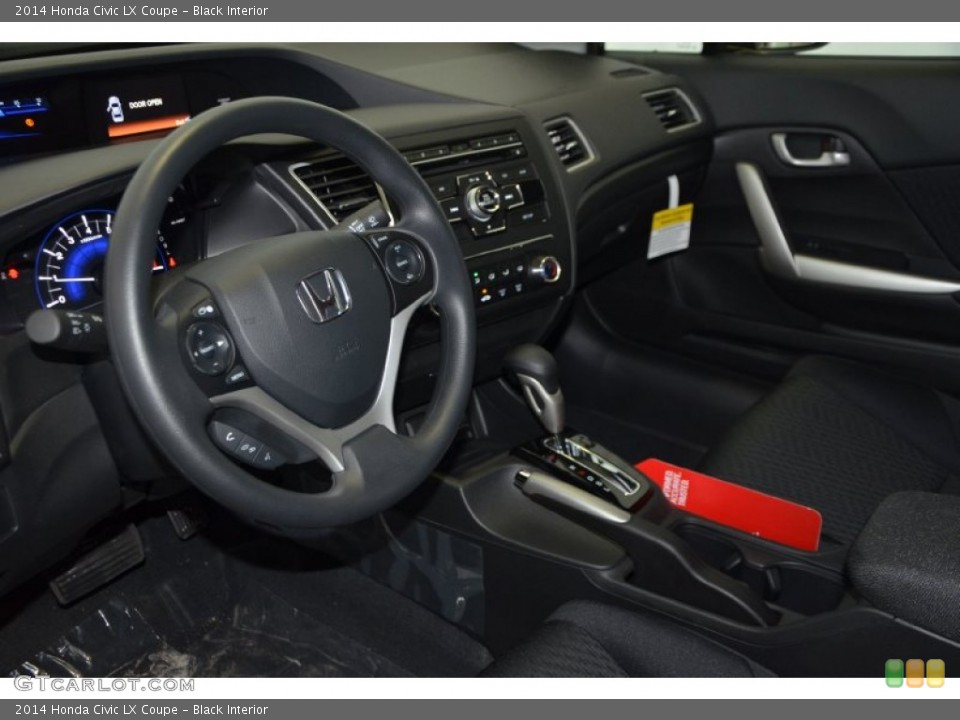 Black Interior Photo for the 2014 Honda Civic LX Coupe #91593059