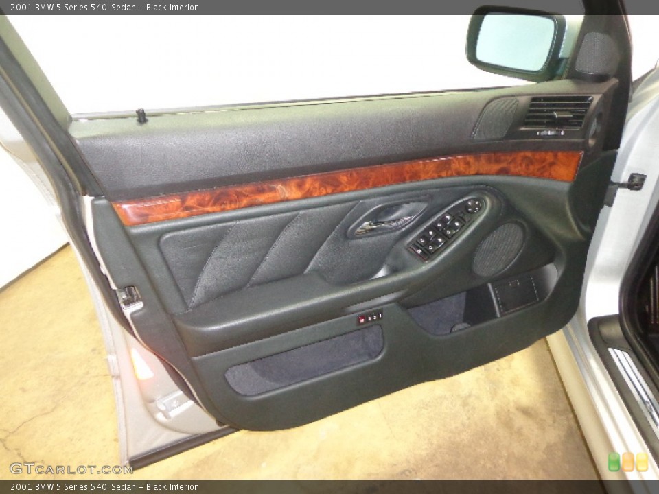 Black Interior Door Panel for the 2001 BMW 5 Series 540i Sedan #91594556
