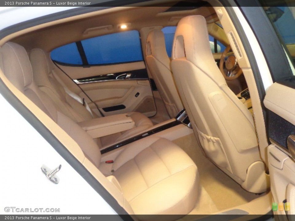 Luxor Beige Interior Rear Seat for the 2013 Porsche Panamera S #91596506