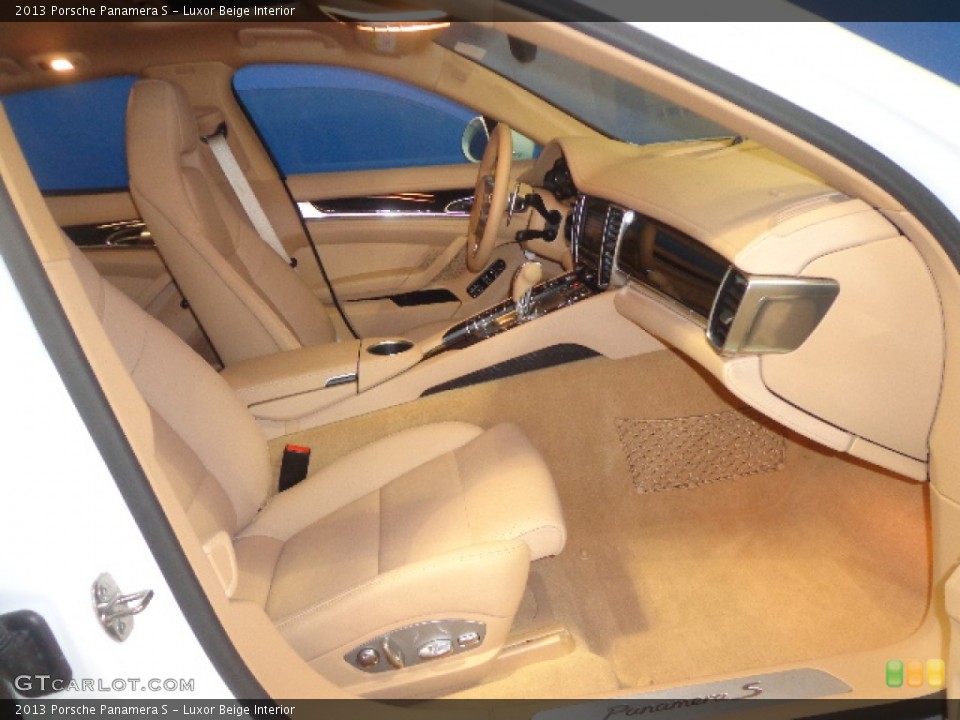 Luxor Beige Interior Front Seat for the 2013 Porsche Panamera S #91596514