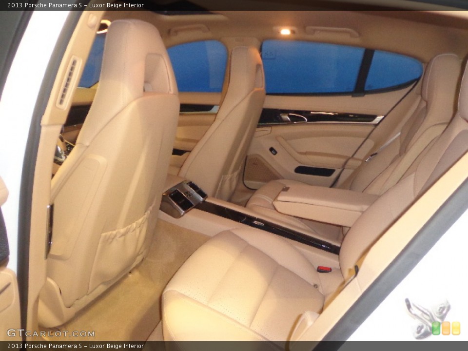 Luxor Beige Interior Rear Seat for the 2013 Porsche Panamera S #91596545