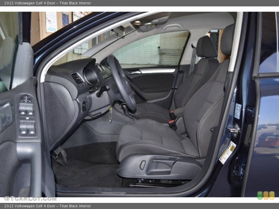 Titan Black Interior Photo for the 2013 Volkswagen Golf 4 Door #91599480