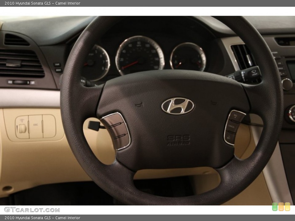 Camel Interior Steering Wheel for the 2010 Hyundai Sonata GLS #91604544