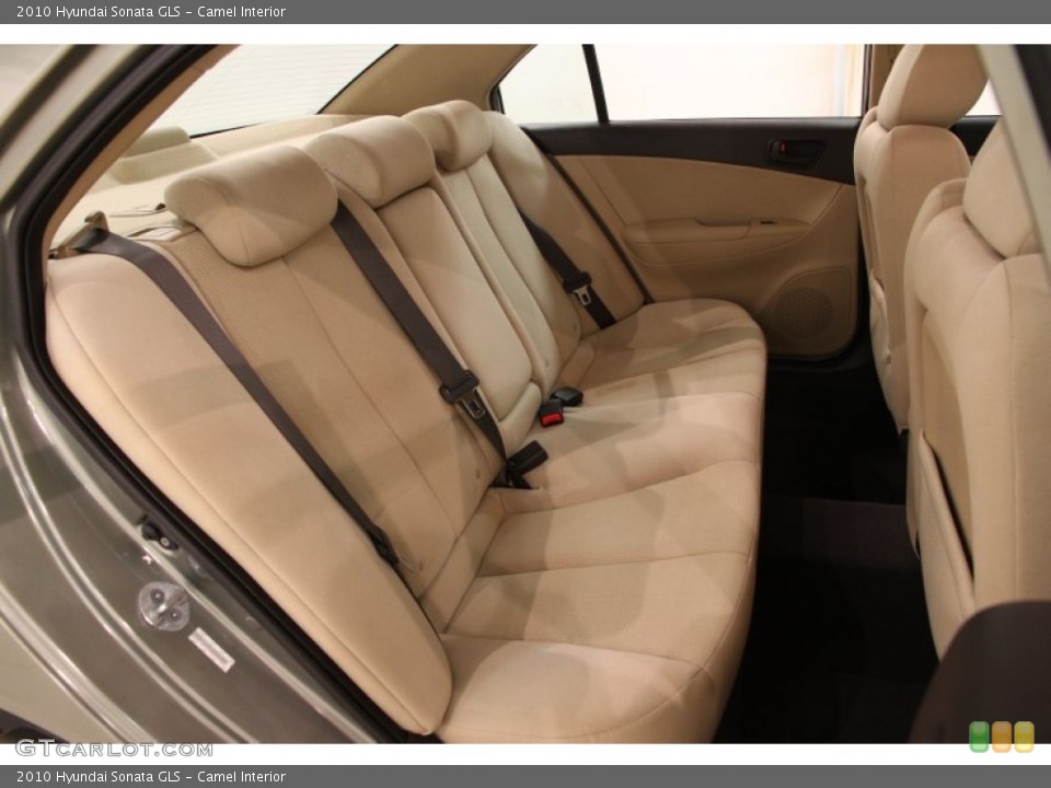 Camel Interior Rear Seat for the 2010 Hyundai Sonata GLS #91604667