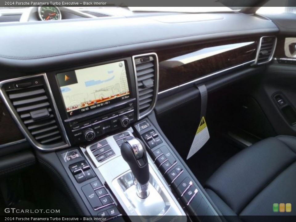 Black Interior Controls for the 2014 Porsche Panamera Turbo Executive #91614782
