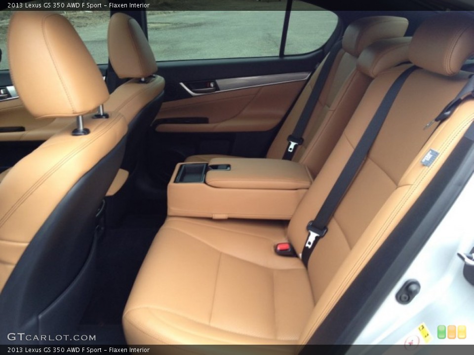 Flaxen Interior Rear Seat for the 2013 Lexus GS 350 AWD F Sport #91614816
