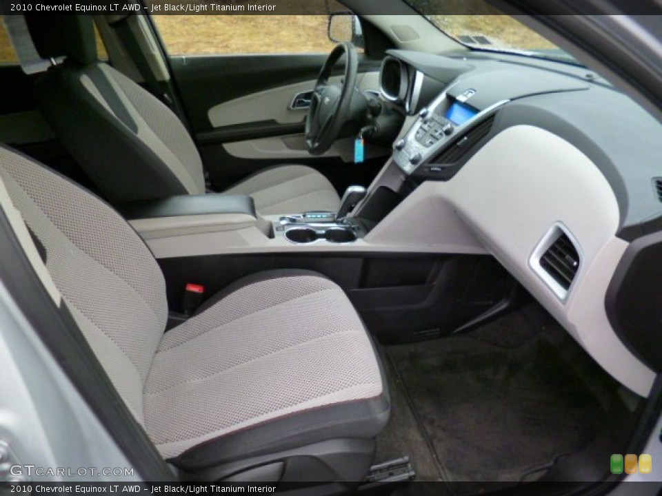 Jet Black/Light Titanium Interior Photo for the 2010 Chevrolet Equinox LT AWD #91614822