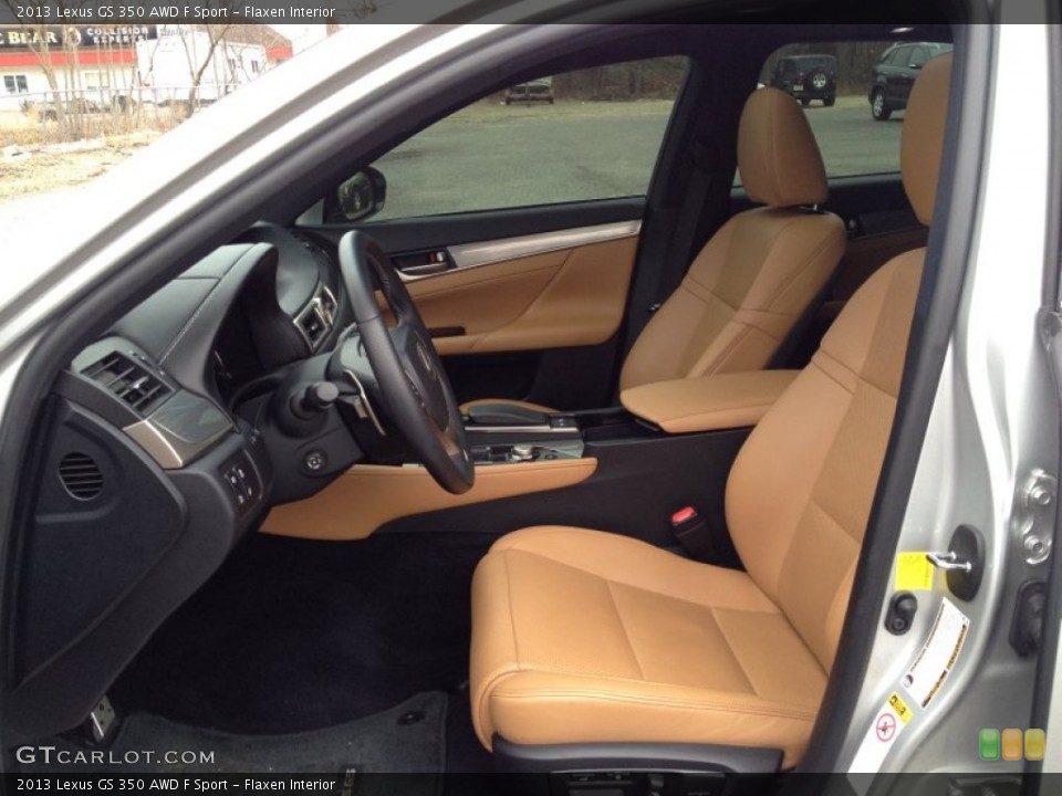 Flaxen Interior Photo for the 2013 Lexus GS 350 AWD F Sport #91614945