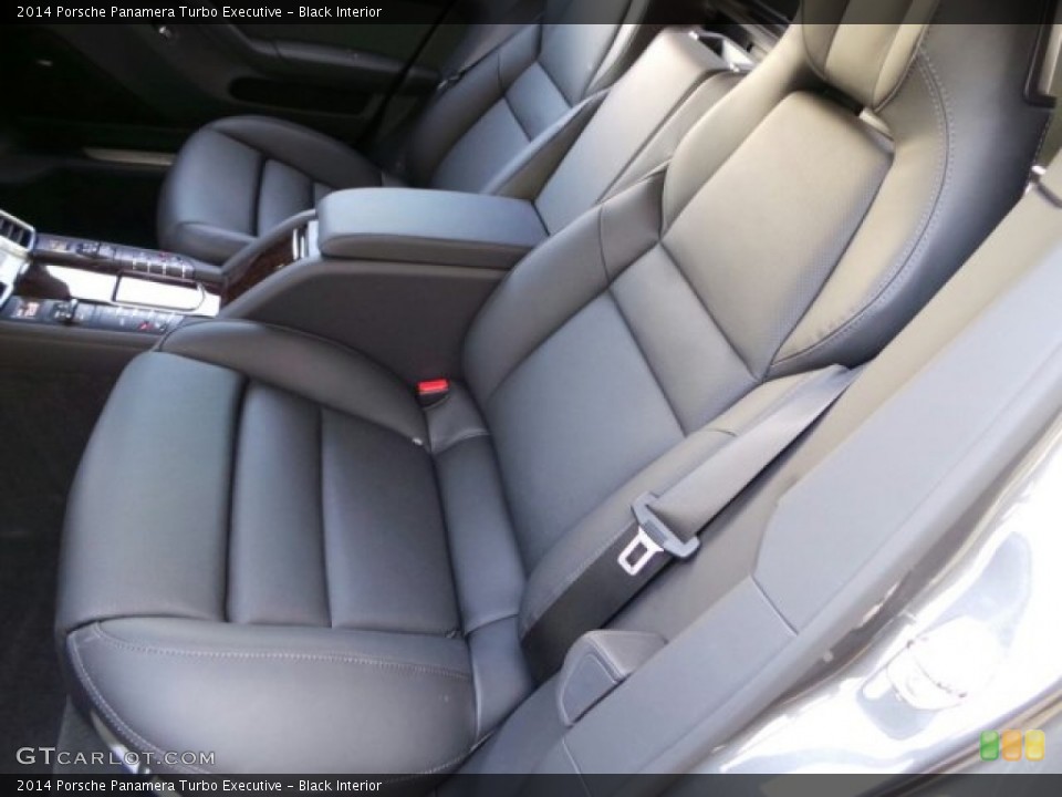 Black Interior Rear Seat for the 2014 Porsche Panamera Turbo Executive #91615051