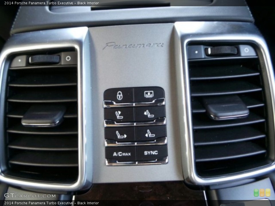 Black Interior Controls for the 2014 Porsche Panamera Turbo Executive #91615118