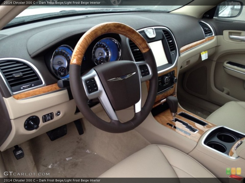 Dark Frost Beige/Light Frost Beige Interior Dashboard for the 2014 Chrysler 300 C #91615368