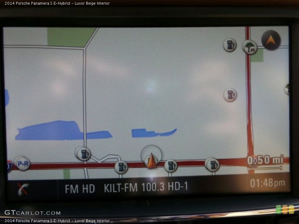 Luxor Beige Interior Navigation for the 2014 Porsche Panamera S E-Hybrid #91615818