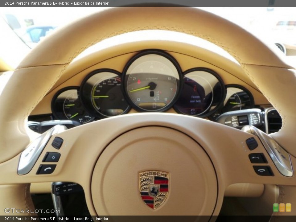 Luxor Beige Interior Gauges for the 2014 Porsche Panamera S E-Hybrid #91615926