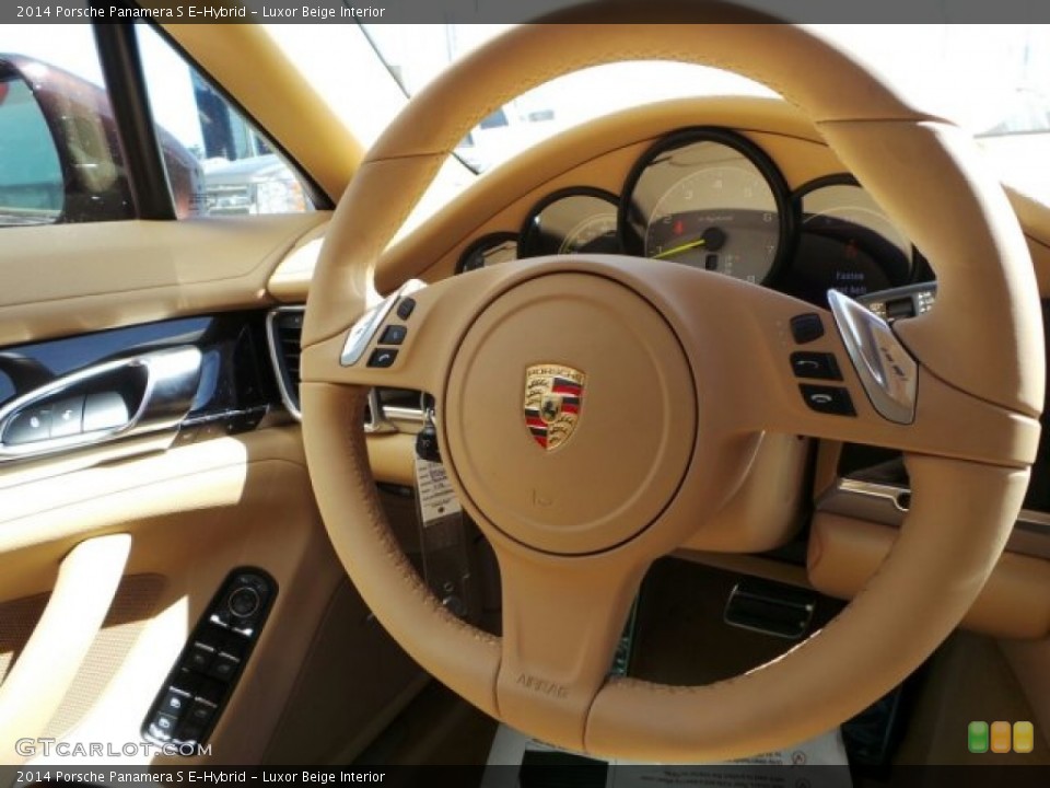 Luxor Beige Interior Steering Wheel for the 2014 Porsche Panamera S E-Hybrid #91616094