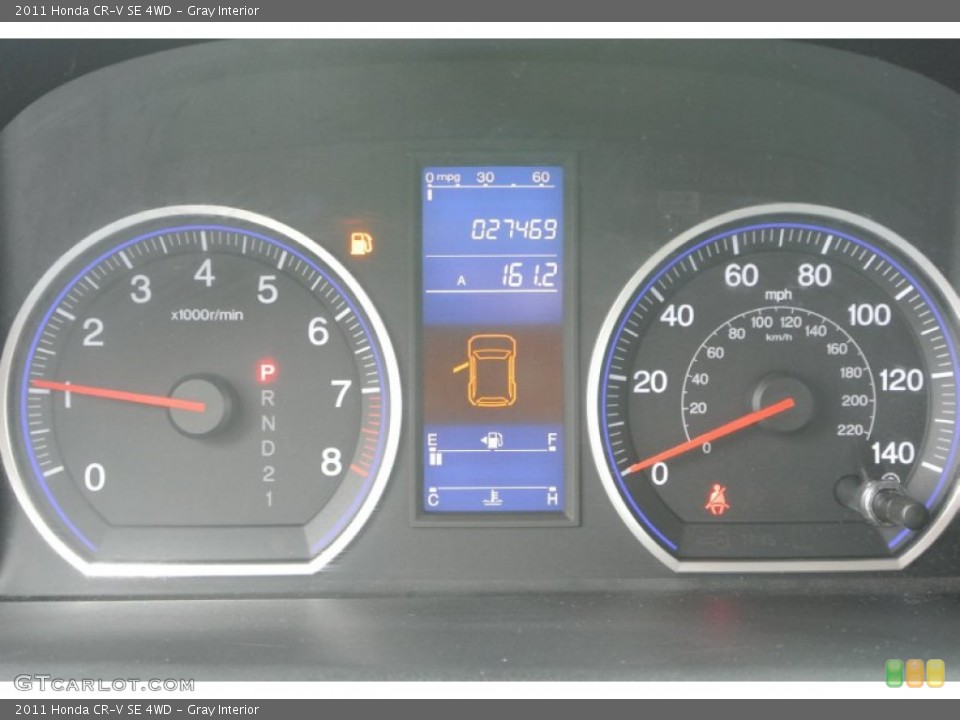 Gray Interior Gauges for the 2011 Honda CR-V SE 4WD #91616238