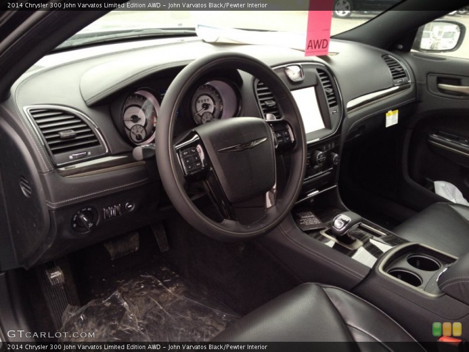 John Varvatos Black/Pewter Interior Photo for the 2014 Chrysler 300 John Varvatos Limited Edition AWD #91616883