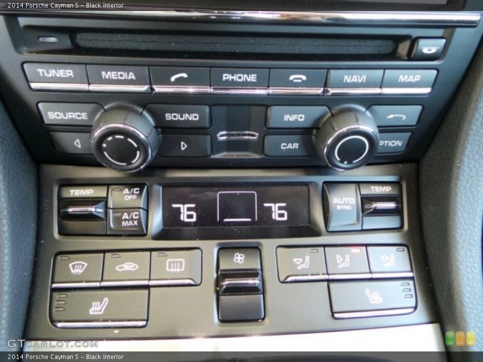 Black Interior Controls for the 2014 Porsche Cayman S #91617952