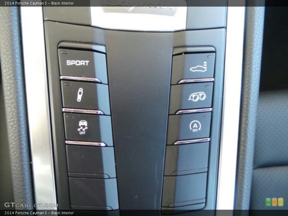 Black Interior Controls for the 2014 Porsche Cayman S #91617969
