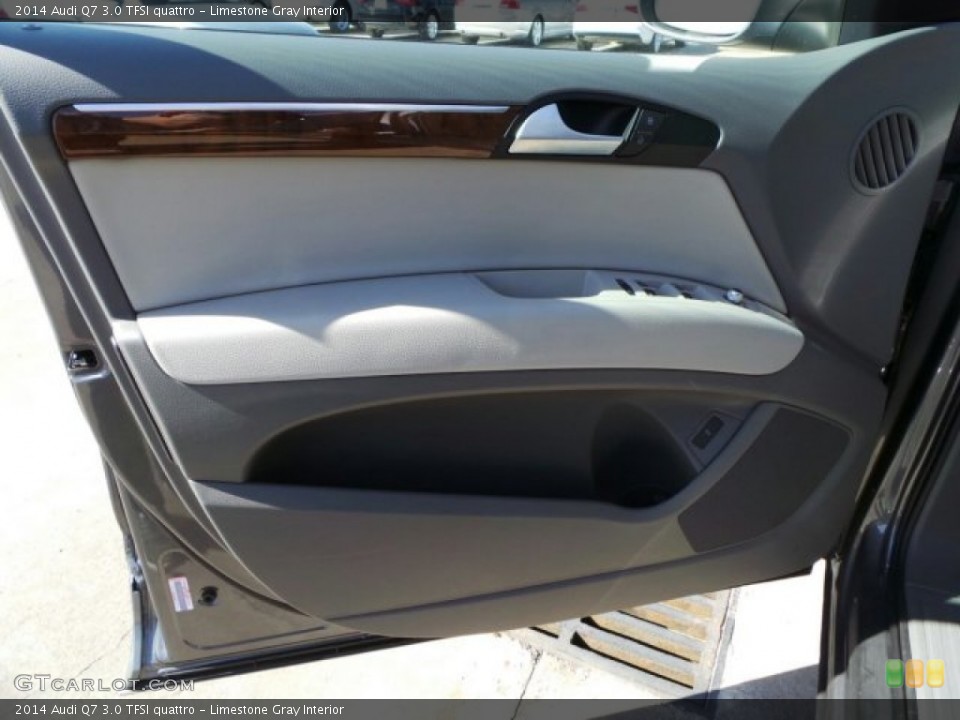 Limestone Gray Interior Door Panel for the 2014 Audi Q7 3.0 TFSI quattro #91618983