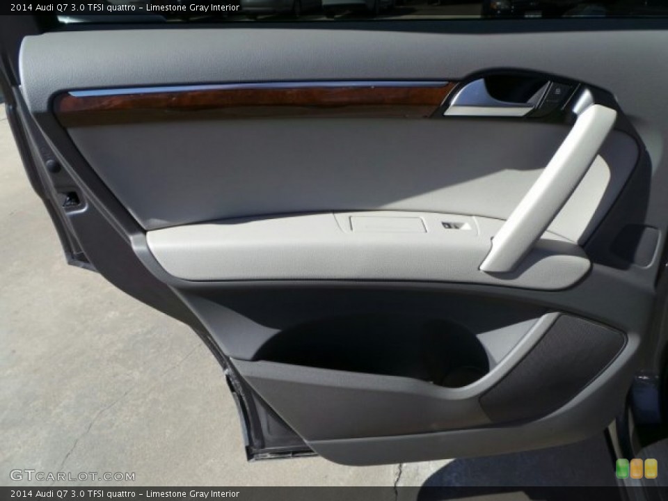 Limestone Gray Interior Door Panel for the 2014 Audi Q7 3.0 TFSI quattro #91619193
