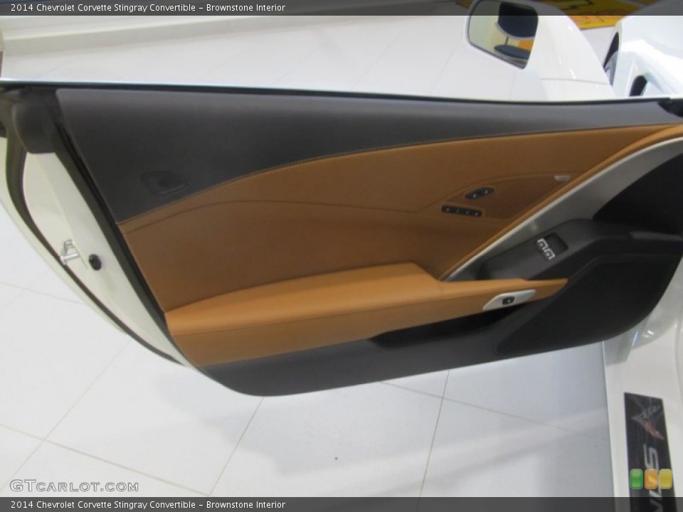 Brownstone Interior Door Panel for the 2014 Chevrolet Corvette Stingray Convertible #91622307