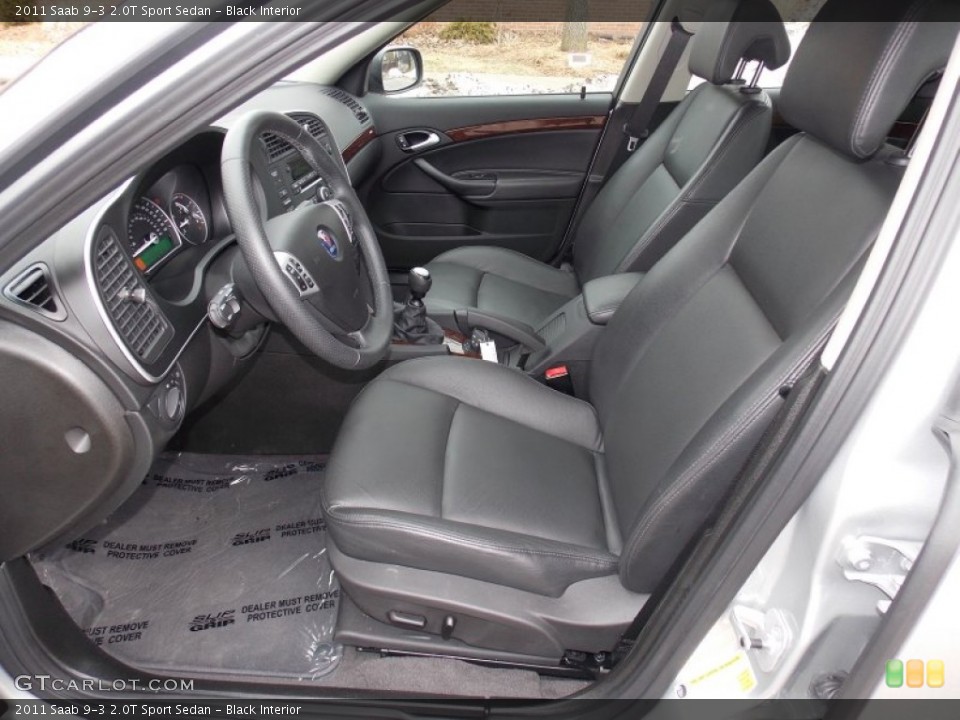 Black Interior Photo for the 2011 Saab 9-3 2.0T Sport Sedan #91622370