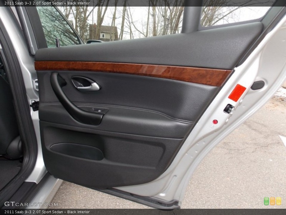 Black Interior Door Panel for the 2011 Saab 9-3 2.0T Sport Sedan #91622559