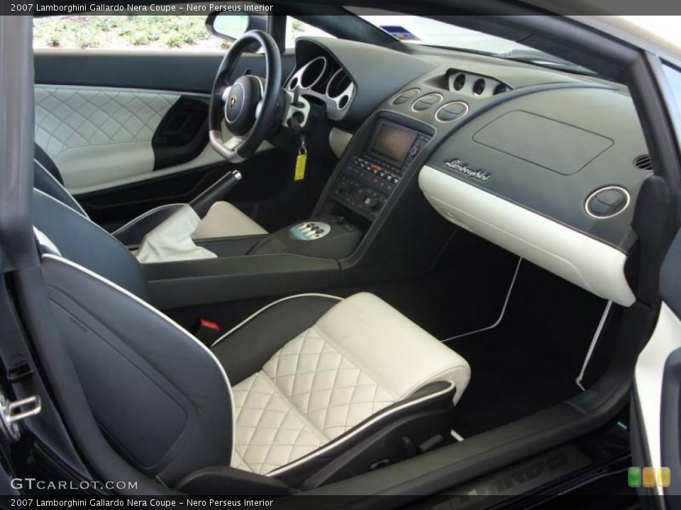 Nero Perseus Interior Dashboard for the 2007 Lamborghini Gallardo Nera Coupe #9162282