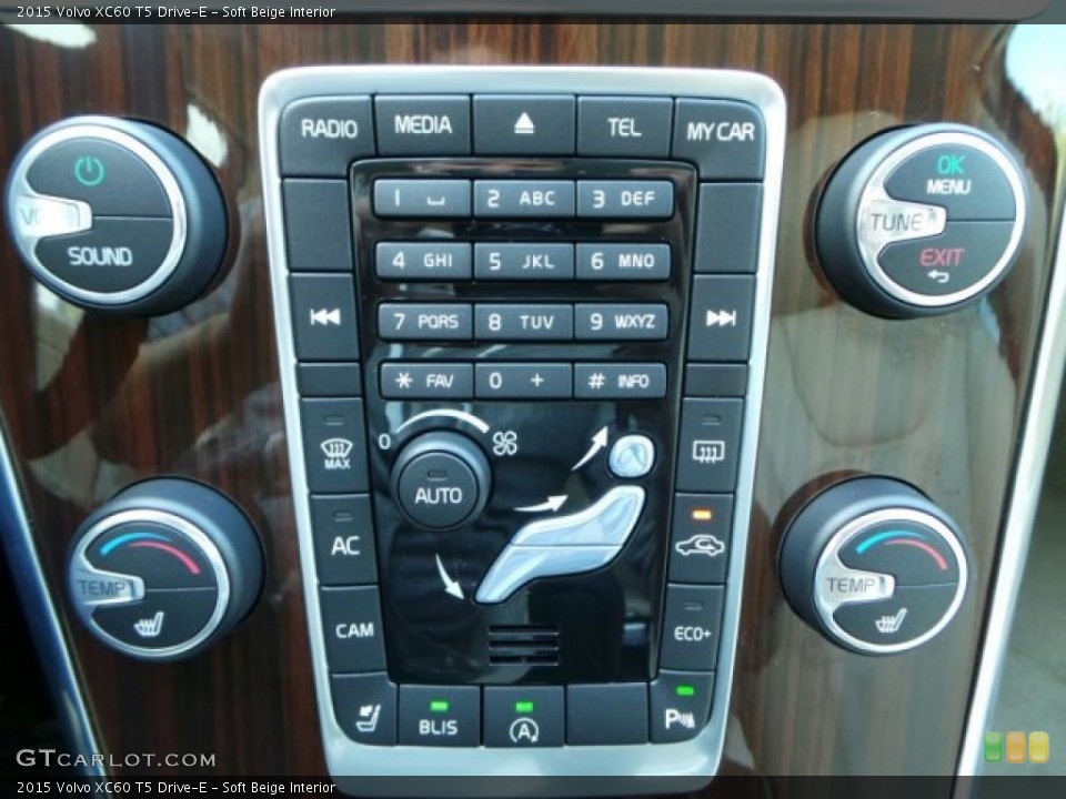 Soft Beige Interior Controls for the 2015 Volvo XC60 T5 Drive-E #91623483