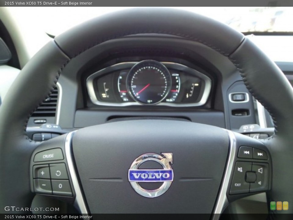 Soft Beige Interior Steering Wheel for the 2015 Volvo XC60 T5 Drive-E #91623501