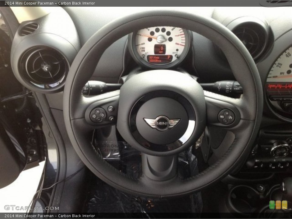 Carbon Black Interior Steering Wheel for the 2014 Mini Cooper Paceman #91624704